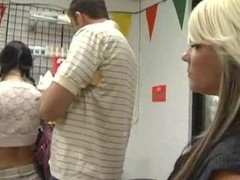 Anal justice at conveinience store